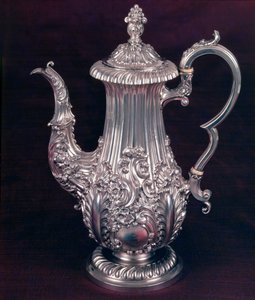 John Watsonin kahvipannu, Sheffield, 1818 (hopea)